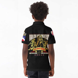 Harlem Hellfighters 1913 Kid Polo Shirt Fight with Honor, Stand for Dignity - 369th Infantry Regiment - African Pride