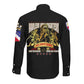 Harlem Hellfighters 1913 Long Sleeve Button Shirt Fight with Honor, Stand for Dignity - 369th Infantry Regiment - African Pride