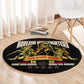 Harlem Hellfighters 1913 Round Carpet Fight with Honor, Stand for Dignity - 369th Infantry Regiment - African Pride
