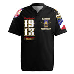 Harlem Hellfighters 1913 Rugby Jersey Fight with Honor, Stand for Dignity - 369th Infantry Regiment - African Pride