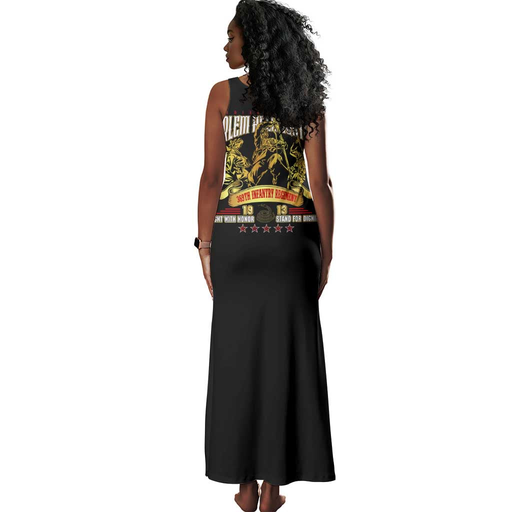 Harlem Hellfighters 1913 Tank Maxi Dress Fight with Honor, Stand for Dignity - 369th Infantry Regiment - African Pride