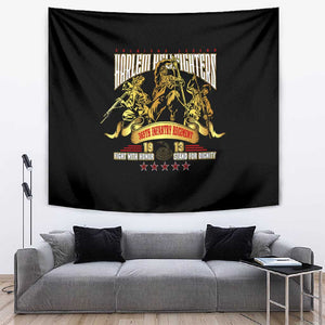 Harlem Hellfighters 1913 Tapestry Fight with Honor, Stand for Dignity - 369th Infantry Regiment - African Pride