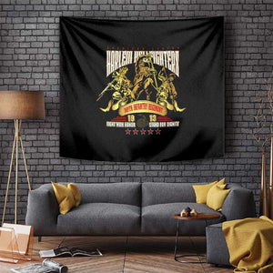 Harlem Hellfighters 1913 Tapestry Fight with Honor, Stand for Dignity - 369th Infantry Regiment - African Pride