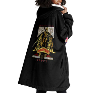 Harlem Hellfighters 1913 Wearable Blanket Hoodie Fight with Honor, Stand for Dignity - 369th Infantry Regiment - African Pride