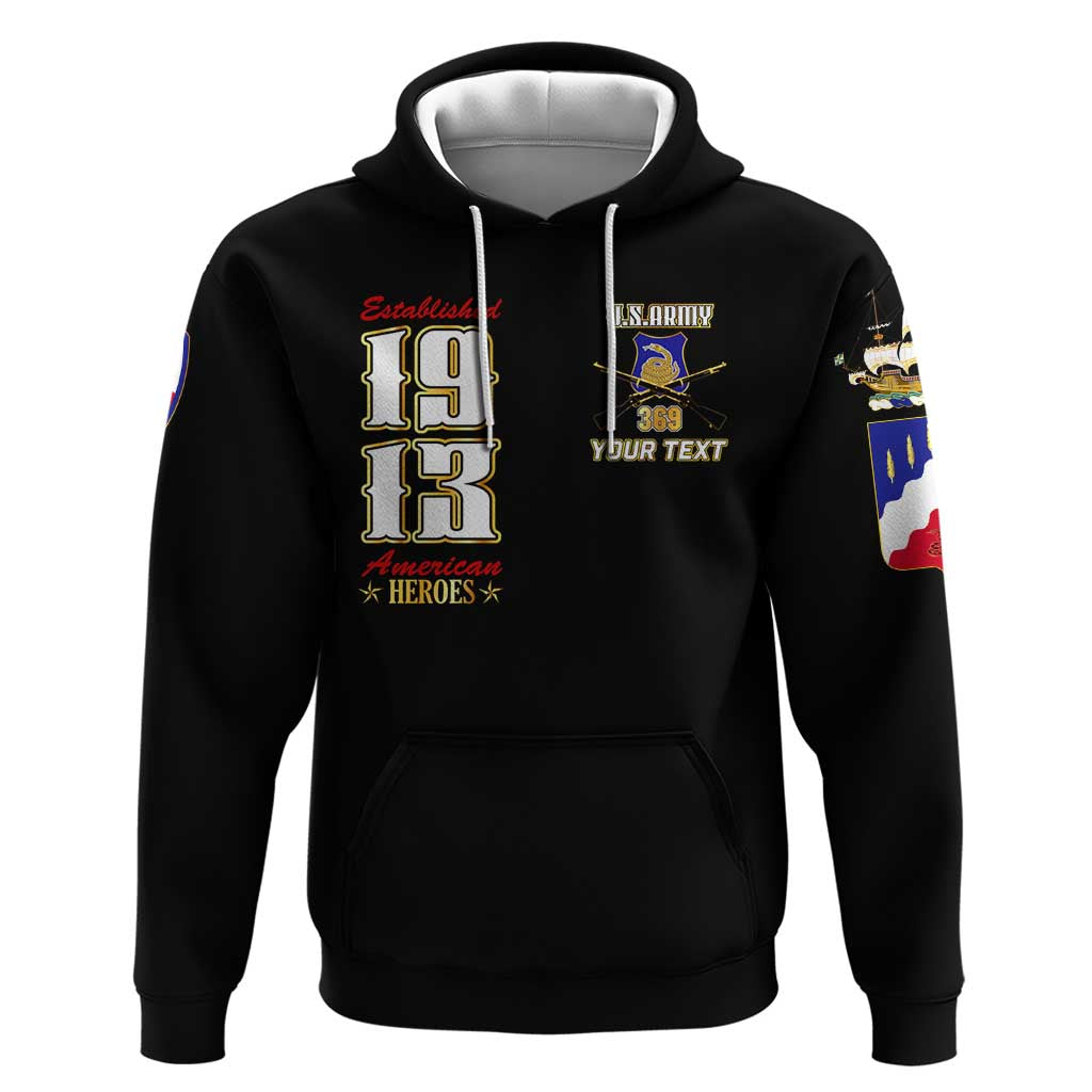 Harlem Hellfighters 1913 Zip Hoodie Fight with Honor, Stand for Dignity - 369th Infantry Regiment - African Pride