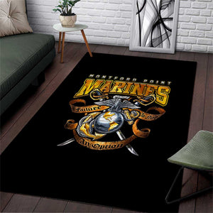 Montford Point Marines Area Rug Afro Black History Tribute - African Pride