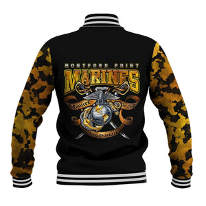 Montford Point Marines Baseball Jacket Afro Black History Tribute - African Pride