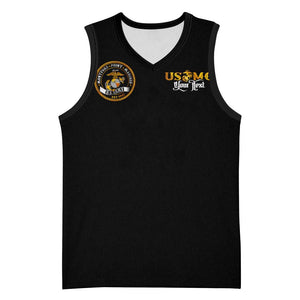 Montford Point Marines Basketball Jersey Afro Black History Tribute - African Pride