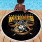 Montford Point Marines Beach Blanket Afro Black History Tribute - African Pride