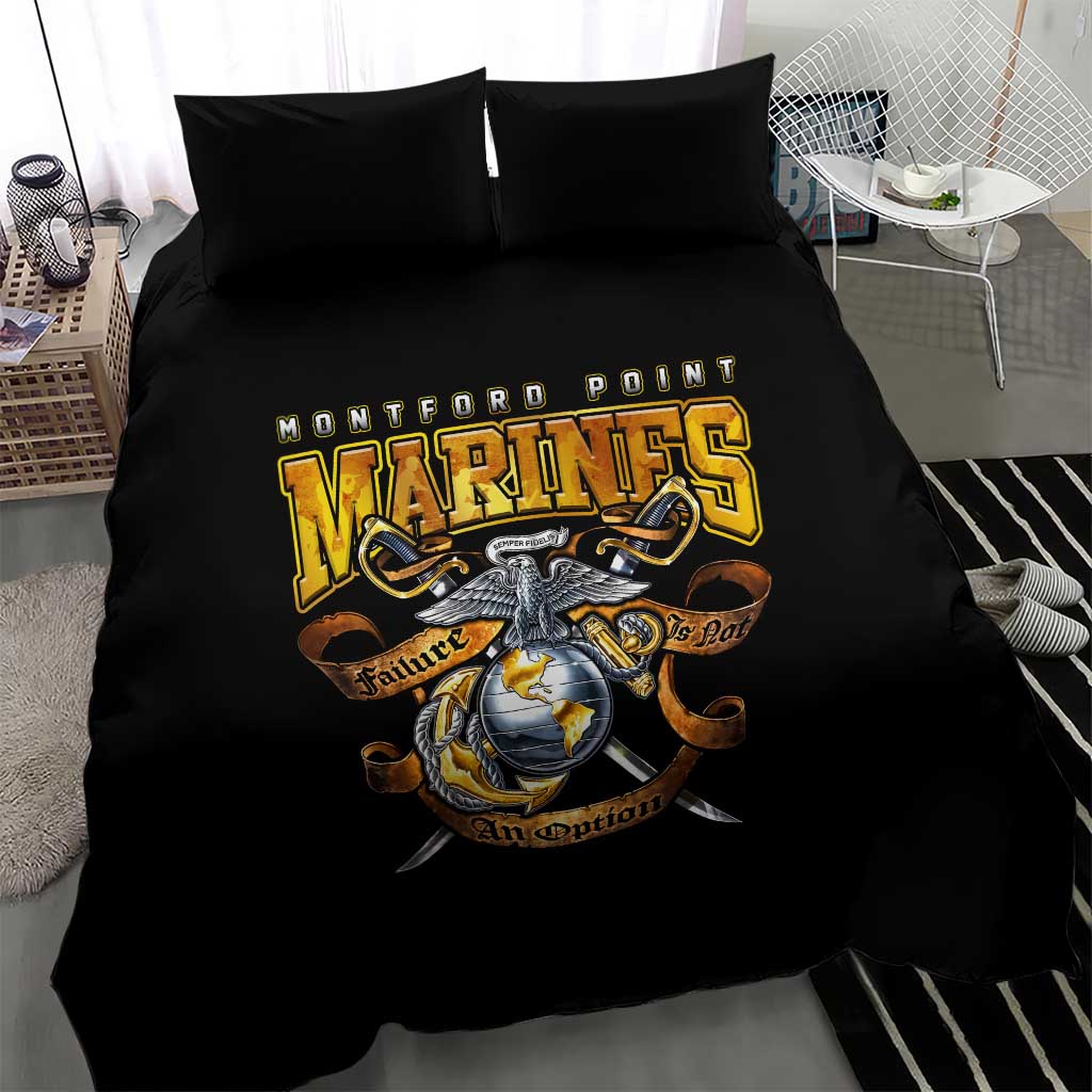 Montford Point Marines Bedding Set Afro Black History Tribute - African Pride