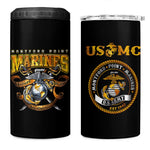Montford Point Marines 4 in 1 Can Cooler Tumbler Afro Black History Tribute - African Pride