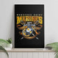 Montford Point Marines Canvas Wall Art Afro Black History Tribute - African Pride