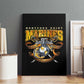 Montford Point Marines Canvas Wall Art Afro Black History Tribute - African Pride