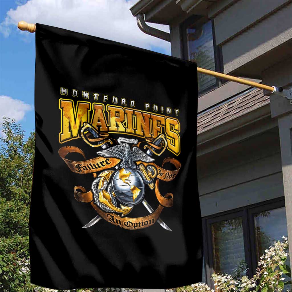 Montford Point Marines Garden Flag Afro Black History Tribute - African Pride