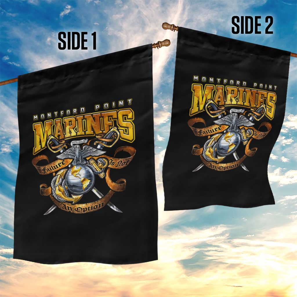 Montford Point Marines Garden Flag Afro Black History Tribute - African Pride