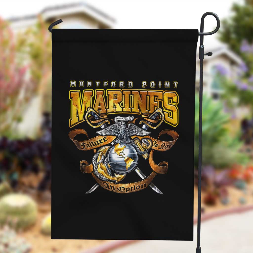 Montford Point Marines Garden Flag Afro Black History Tribute - African Pride