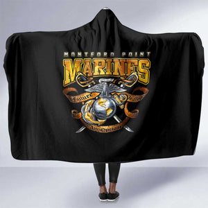 Montford Point Marines Hooded Blanket Afro Black History Tribute - African Pride