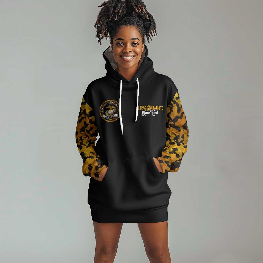 Montford Point Marines Hoodie Dress Afro Black History Tribute - African Pride