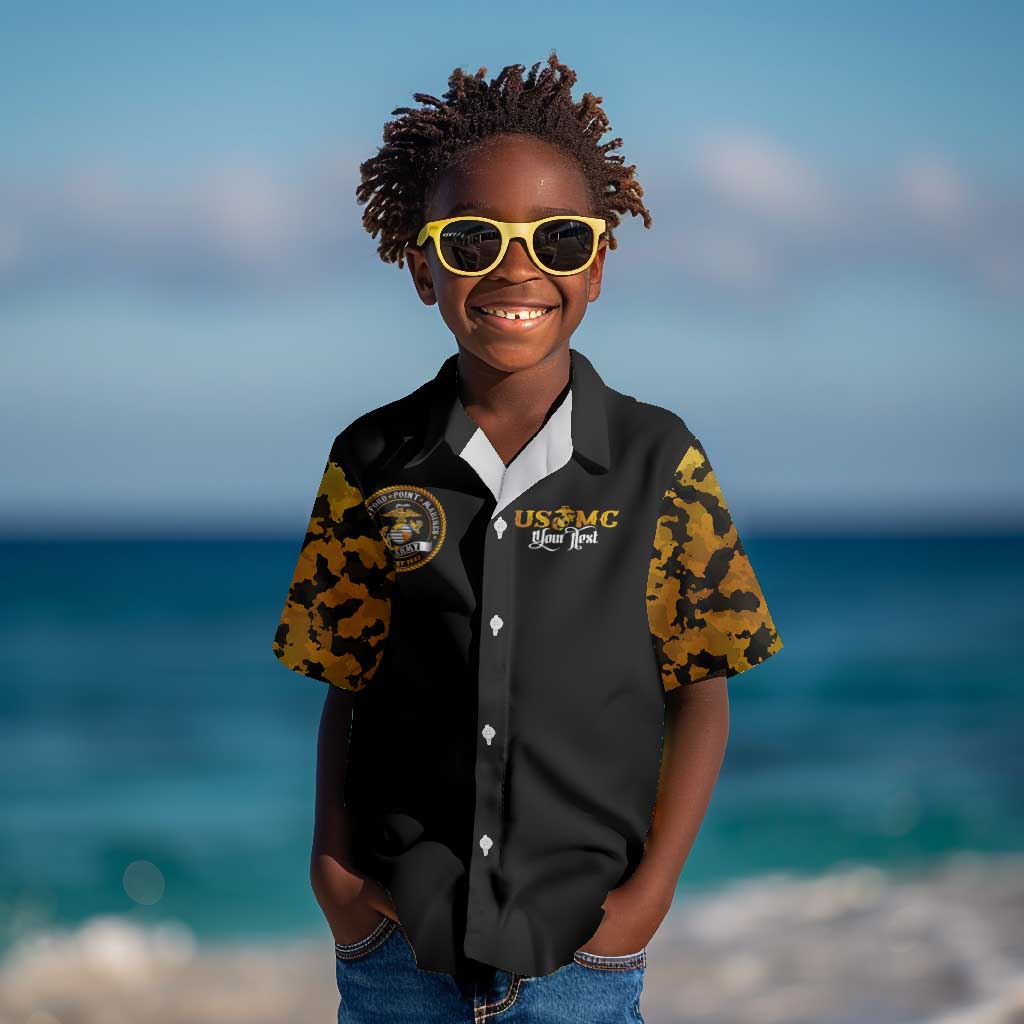 Montford Point Marines Kid Hawaiian Shirt Afro Black History Tribute - African Pride