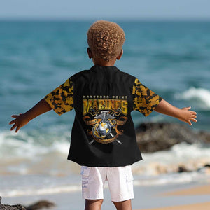 Montford Point Marines Kid Hawaiian Shirt Afro Black History Tribute - African Pride