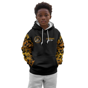 Montford Point Marines Kid Hoodie Afro Black History Tribute - African Pride