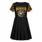 Montford Point Marines Kid Short Sleeve Dress Afro Black History Tribute - African Pride