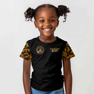 Montford Point Marines Kid T shirt Afro Black History Tribute - African Pride