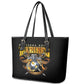 Montford Point Marines Leather Tote Bag Afro Black History Tribute - African Pride