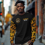 Montford Point Marines Long Sleeve Shirt Afro Black History Tribute DT02