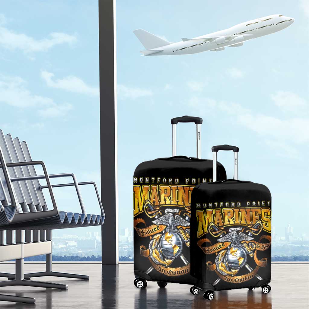 Montford Point Marines Luggage Cover Afro Black History Tribute - African Pride