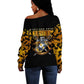 Montford Point Marines Off Shoulder Sweater Afro Black History Tribute - African Pride