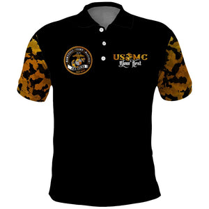 Montford Point Marines Polo Shirt Afro Black History Tribute - African Pride