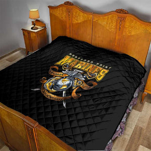 Montford Point Marines Quilt Afro Black History Tribute - African Pride
