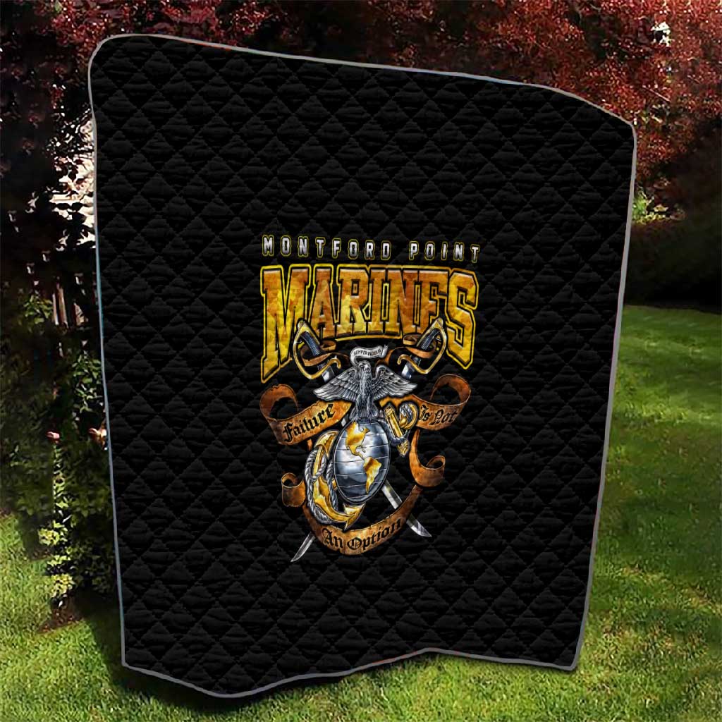 Montford Point Marines Quilt Afro Black History Tribute - African Pride