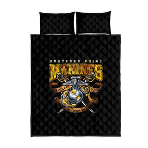 Montford Point Marines Quilt Bed Set Afro Black History Tribute - African Pride