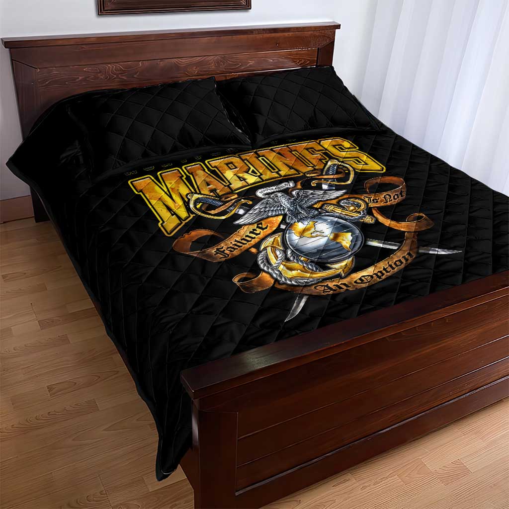 Montford Point Marines Quilt Bed Set Afro Black History Tribute - African Pride