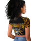 Montford Point Marines Raglan Cropped T shirt Afro Black History Tribute - African Pride