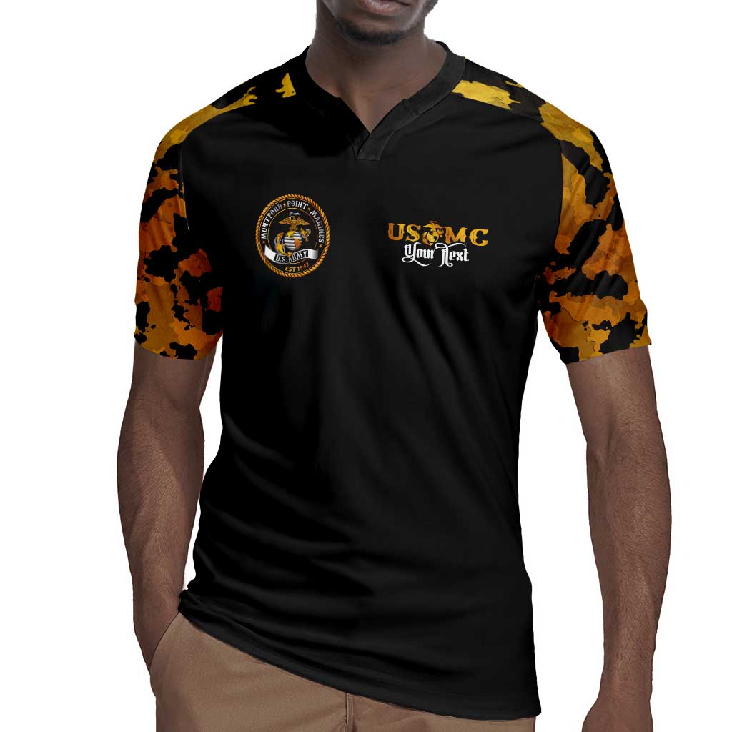 Montford Point Marines Rugby Jersey Afro Black History Tribute - African Pride