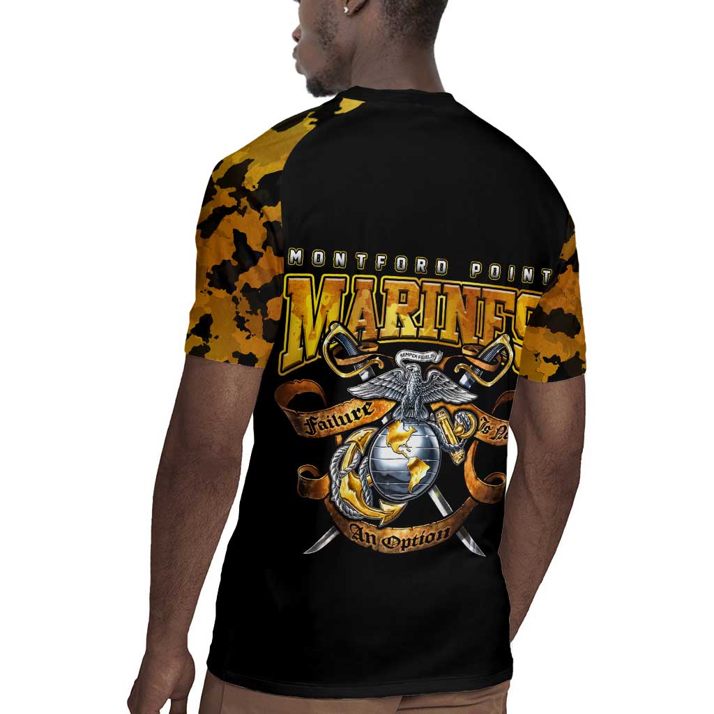 Montford Point Marines Rugby Jersey Afro Black History Tribute - African Pride