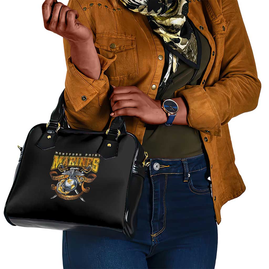 Montford Point Marines Shoulder Handbag Afro Black History Tribute - African Pride