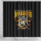 Montford Point Marines Shower Curtain Afro Black History Tribute - African Pride