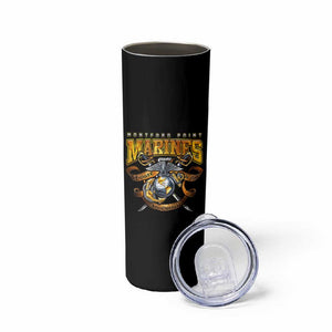 Montford Point Marines Skinny Tumbler Afro Black History Tribute - African Pride