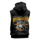 Montford Point Marines Sleeveless Zip Hoodie Afro Black History Tribute - African Pride