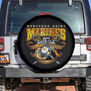 Montford Point Marines Spare Tire Cover Afro Black History Tribute - African Pride
