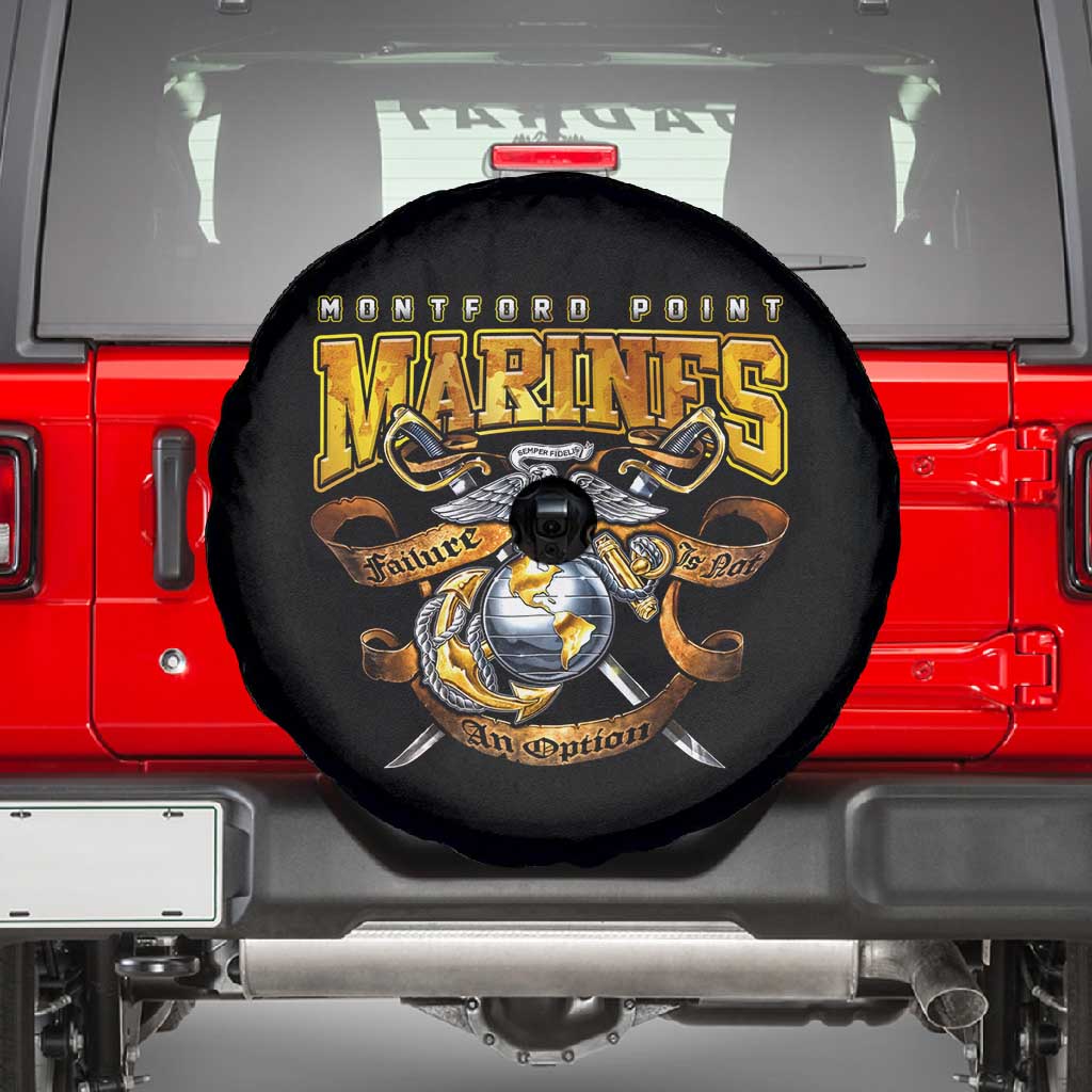 Montford Point Marines Spare Tire Cover Afro Black History Tribute - African Pride
