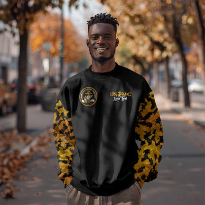 Montford Point Marines Sweatshirt Afro Black History Tribute - African Pride