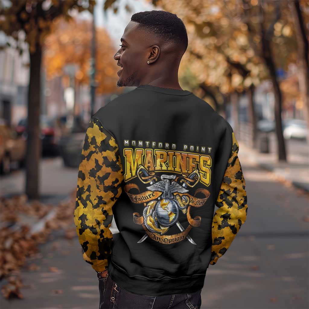 Montford Point Marines Sweatshirt Afro Black History Tribute - African Pride