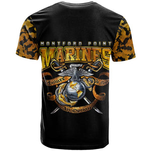 Montford Point Marines T shirt Afro Black History Tribute - African Pride