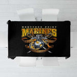 Montford Point Marines Tablecloth Afro Black History Tribute - African Pride