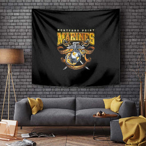 Montford Point Marines Tapestry Afro Black History Tribute - African Pride